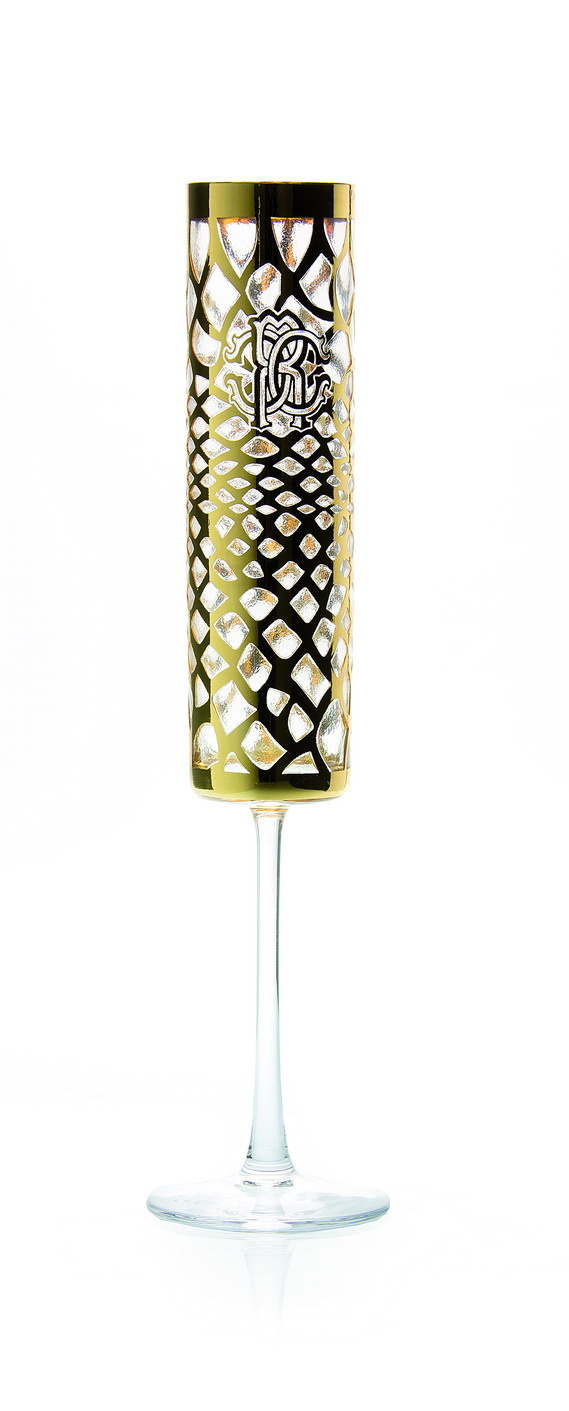 MARRAKECH GOLD Champagne Glass set of 2