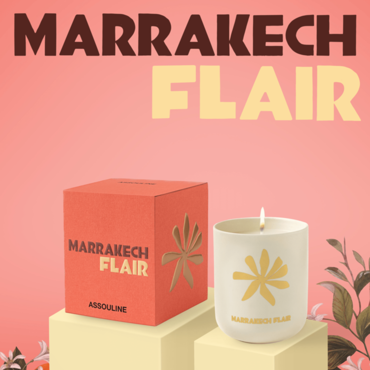 Marrakech Flair - Travel from Home Candle ASSOULINE