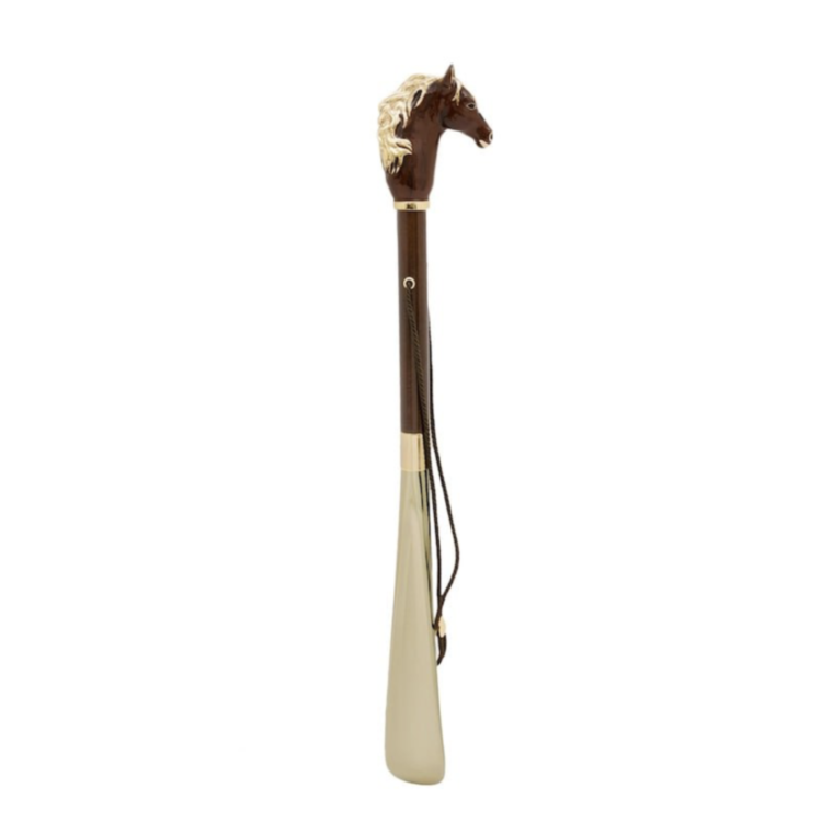 Brown Horse Shoehorn Pasotti