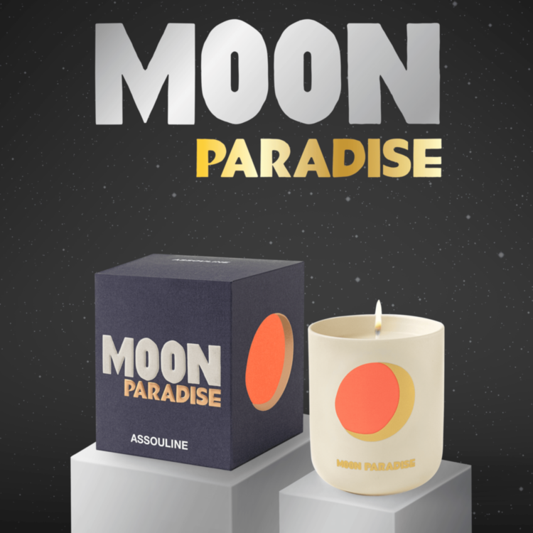 Moon Paradise - Travel from Home Candle ASSOULINE