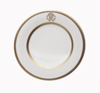 Silk Gold Bread Plate