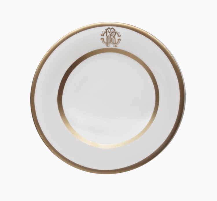 Silk Gold Bread Plate
