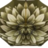Зелена парасоля Dahlia, подвійна тканина Pasotti