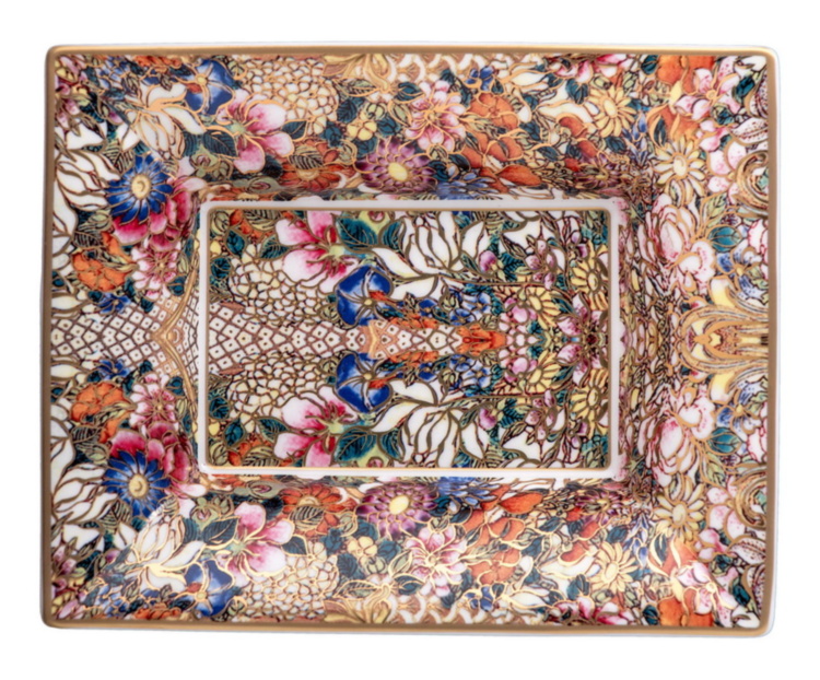 GOLDEN FLOWERS Large Tidy Tray