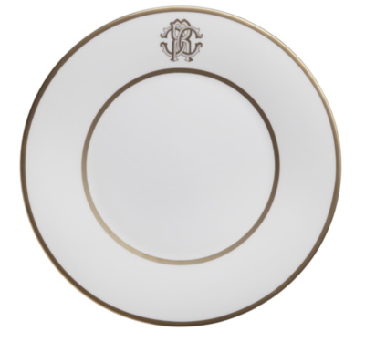 Silk Gold Dessert Plate