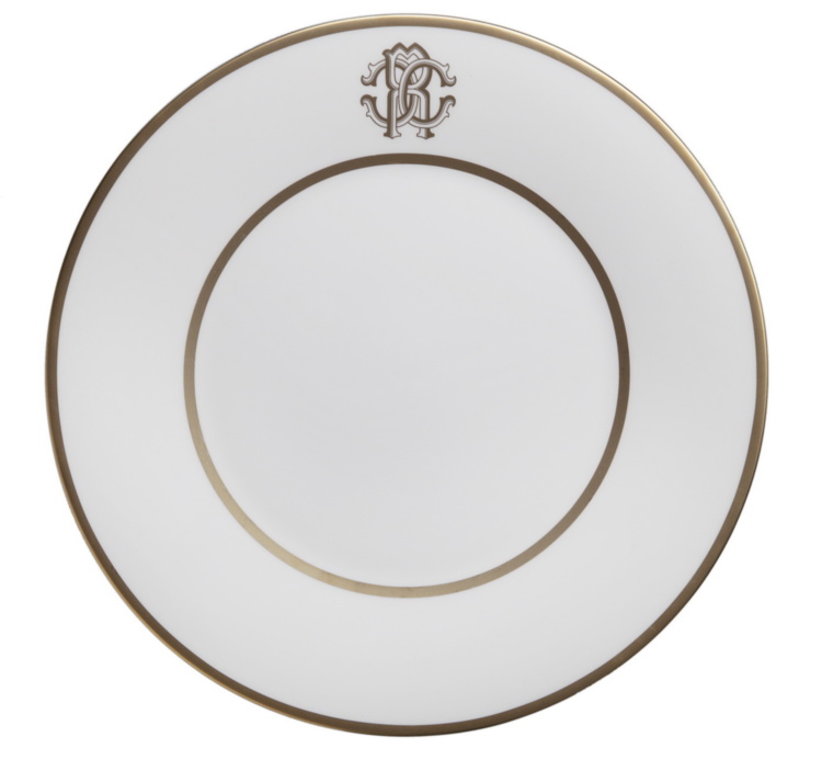 Silk Gold Dessert Plate