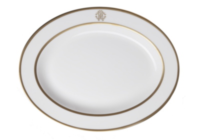 Silk Gold Large Oval