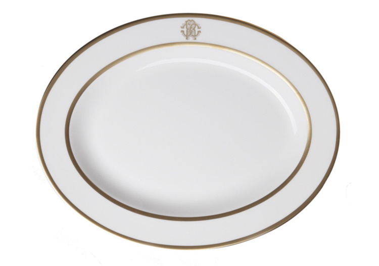Silk Gold Large Oval