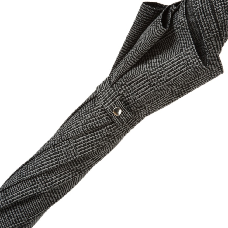 Milford Umbrella With Braided Leather Handle Pasotti