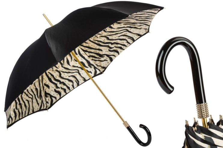 Black Tiger Umbrella, Double Cloth Pasotti