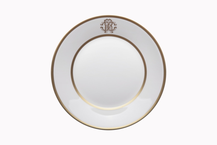 Silk Gold Soup Plate