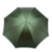 Leopard Print Olive Green Umbrella With Ruched Leather Handle Pasotti