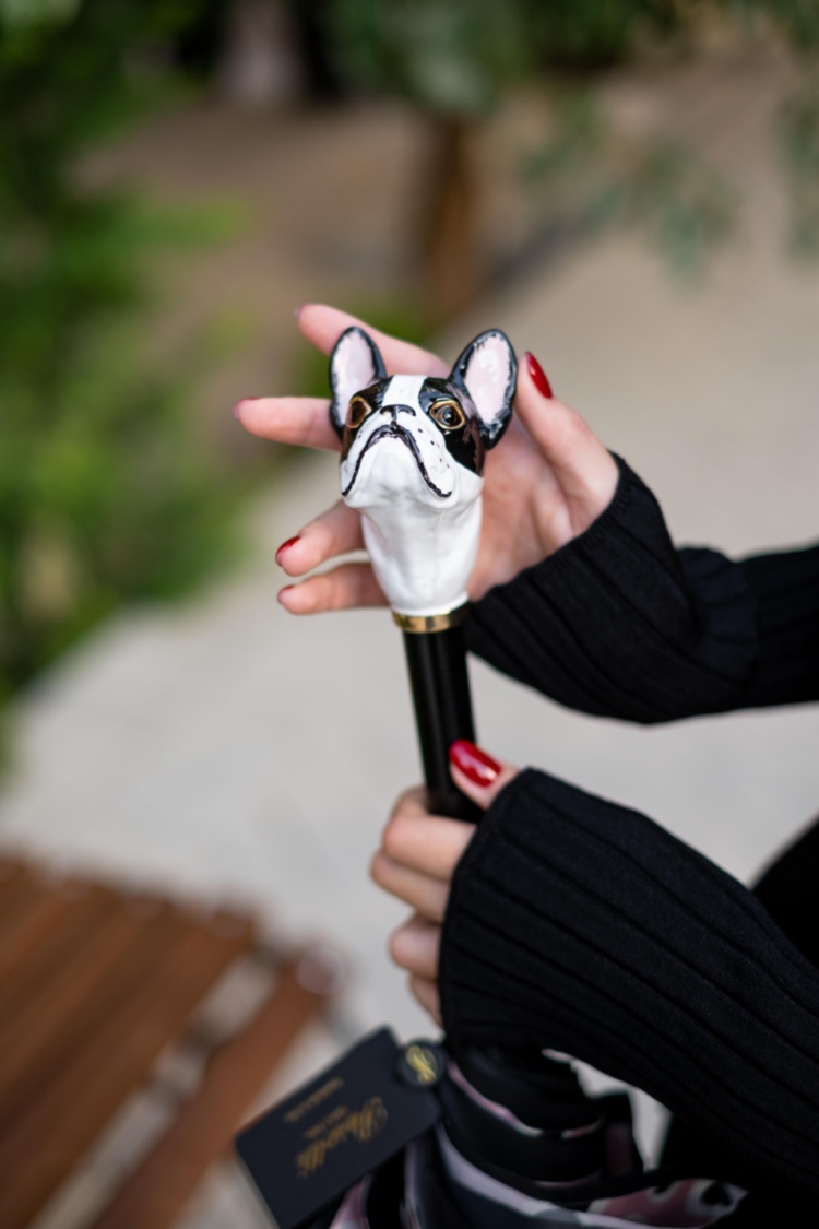 French Bulldog Umbrella, Woman Pasotti