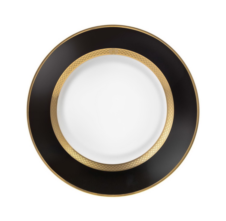 PYTHON BLACK Soup Plate