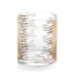 Zebra Gold Old-Fashion Glass set of 6