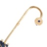 Luxury Blue Dahlia Umbrella, Double Cloth Pasotti