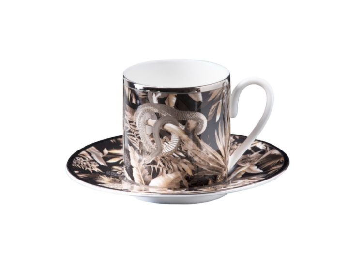 TROPICAL JUNGLE BLACK Limited Edition Coffee Cup