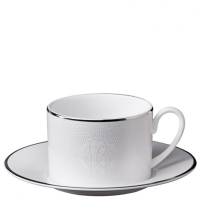 Lizzard Platin Tea Cup and Saucer
