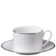 Lizzard Platin Tea Cup and Saucer