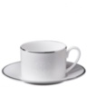 Lizzard Platin Tea Cup and Saucer