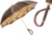 Brown Dahlia Umbrella, Double Cloth Pasotti