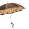 Brown Dahlia Umbrella, Double Cloth Pasotti
