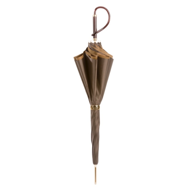 Brown Dahlia Umbrella, Double Cloth Pasotti