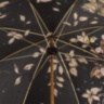 Leopard Umbrella With Wonderful Interior And Bamboo Handle, Double Cloth Pasotti
