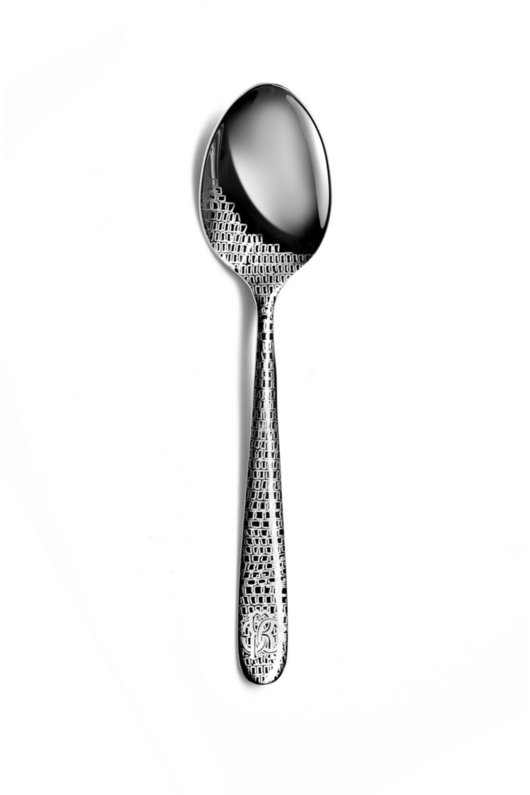 Lizard Steel Dessert Spoon