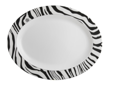 Zebrage Large Oval