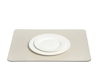 Rectangular Placemat With Round Corners Set of 6(Cream) Pinetti