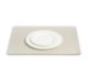 Rectangular Placemat With Round Corners Set of 6(Cream) Pinetti