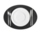 Oval Placemat Set of 6(Cream)  Pinetti